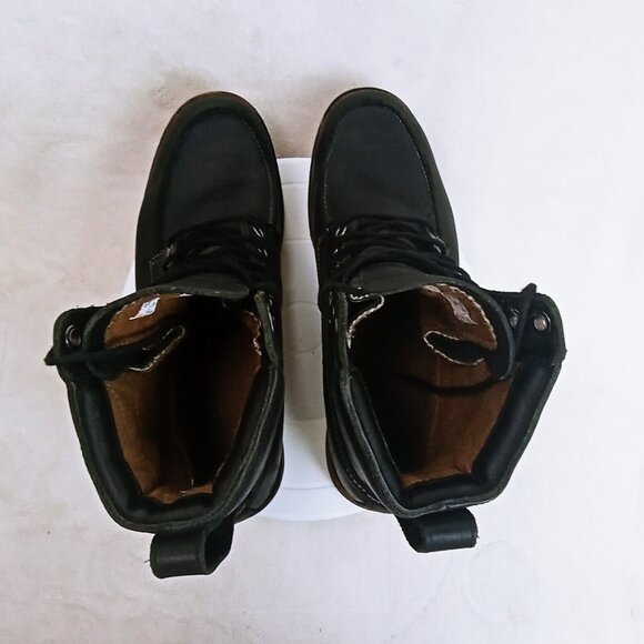 Timberland Premium Leather Waterproof Boot Black Men's Size 10.5 US - Picture 16 of 16